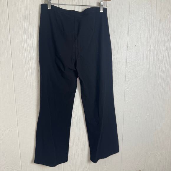 Eileen Fisher Black Pull On Elastic Waist Pants Size XS Minimalist Contemporary - Picture 6 of 12